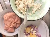 Perkedel tahu, ayam dan wortel😍🤤