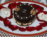A picture of step 7 of Turnip Dryfruit Chocolate Fudge.