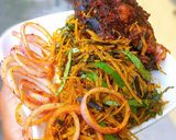 A picture of step 7 of Abacha(african salad).