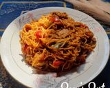 A picture of step 3 of Capellini or Angel Hair Pasta.