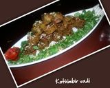 A picture of step 10 of Kothimbir vadi.
