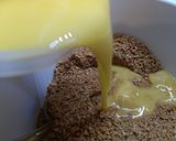 Mézes-diós sajttorta, narancs zselével recept fázis 2 fotója