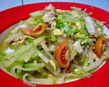 Foto langkah ke 5 dari resep Oseng labu siam+telur.