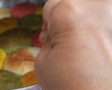 A picture of step 16 of Holi Special Natural Coloured Mini Buns.