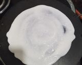 A picture of step 3 of Sabudana dosa.