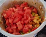 A picture of step 4 of Bhajipav in pressure cooker.