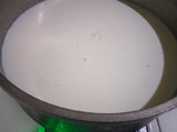 Queso crema casero con leche en polvo