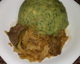A picture of step 2 of Supper irio/mukimo and stir fry leftovers #author marathon.