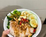 Hình bước làm 3 của món Bún mắm nêm thịt luộc