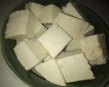 A picture of step 1 of Peppered Tofu.