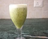 A picture of step 2 of Pineapple mint mocktail.