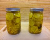 A picture of step 6 of Lee's Bread and Butter Squash Pickles.