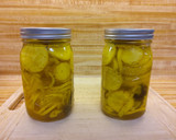 A picture of step 6 of Lee's Bread and Butter Squash Pickles.