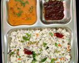 A picture of step 6 of Idly upma.