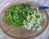 Póréhagymás polenta-torta recept fázis 2 fotója