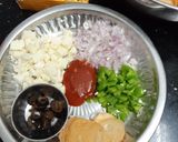 પીઝા પુરી રેસીપી સ્ટેપ1ફોટો