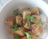 Foto del paso 8 de la receta: Tofu con arroz y salsa a la naranja