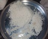 A picture of step 1 of Doudh Gokul pitha-famous in bengal.
