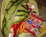Foto langkah ke 1 dari resep Tumis Kulit Semangka.