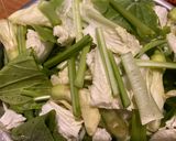 A picture of step 2 of Thai Sour Curry with Mixed Vegetables (Gaeng Som Pak Ruam) – Fridge-Clearing Recipe.