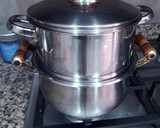 Foto del paso 4 de la receta: Crema de calabaza al vapor con hinojo y crema de cacahuetes