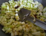 A picture of step 1 of Gourd with mustard paste.