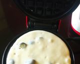 A picture of step 3 of Blueberry waffle.
