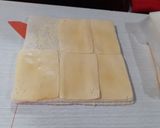 Foto del paso 2 de la receta: Sándwich triples de jamón y queso. Grace