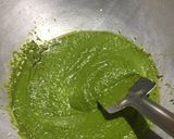 A picture of step 9 of Palak paneer.