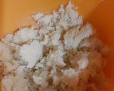 A picture of step 3 of Semolina coconut cookies (eggless).