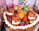 Une image de l'étape 10 de Nid de Pâques délice de choux fraises 🍓 chantilly 😋 #avril.