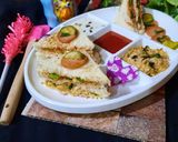 A picture of step 6 of Chicken peperoni club sandwiches 🥪 😋.