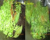 A picture of step 2 of Water Spinach Sauteed with Dried Shrimp Paste (PONTIANAK).