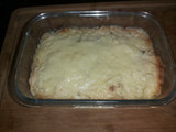 Lasaña de papa con pollo