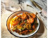 Foto langkah ke 8 dari resep Mie Nyong Udang Goreng (Mie Umbi Ganyong).