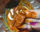 A picture of step 2 of Fried Spiced Paneer Biryani.