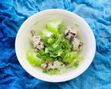 Hình bước làm 3 của món Canh Mướp Nấu Mọc
