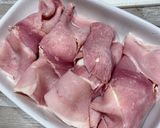Une image de l'étape 2 de Œuf roulé au jambon.