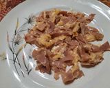 Foto del paso 3 de la receta: Revuelto de panceta, huevo y espárragos