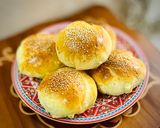 عکس مرحله 10 از دستور نان همبرگر (یا صبحانه)با خمیر ترش 🥯