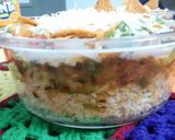 A picture of step 5 of Veggie Burrito Layered Bowl.