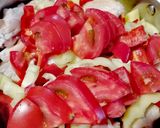 Pas rețetă Aripioare (pulpe, piept, ce vreți) cu legume 3 fotografie