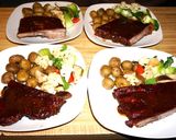 A picture of step 7 of ST. LOUIS STYLE BAKED PORK SPARERIBS.