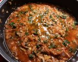 Foto del paso 17 de la receta Garbanzos con acelgas en salsa de majado de almendras