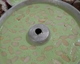 Foto langkah ke 7 dari resep Cake pandan toping almond slice.