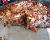Foto del paso 6 de la receta: Lasagna de pasta verde de espinaca rellena de carne desmechada y verduras
