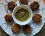 A picture of step 3 of Healthy Makhana Tikki.