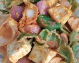 A picture of step 1 of Paneer tikka masala.