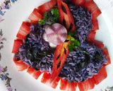 A picture of step 6 of Purple Pulao.