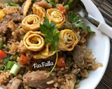 صورة لخطوة 10 من وصفة أرز بالخضار واللحم 🥕🍖🌽